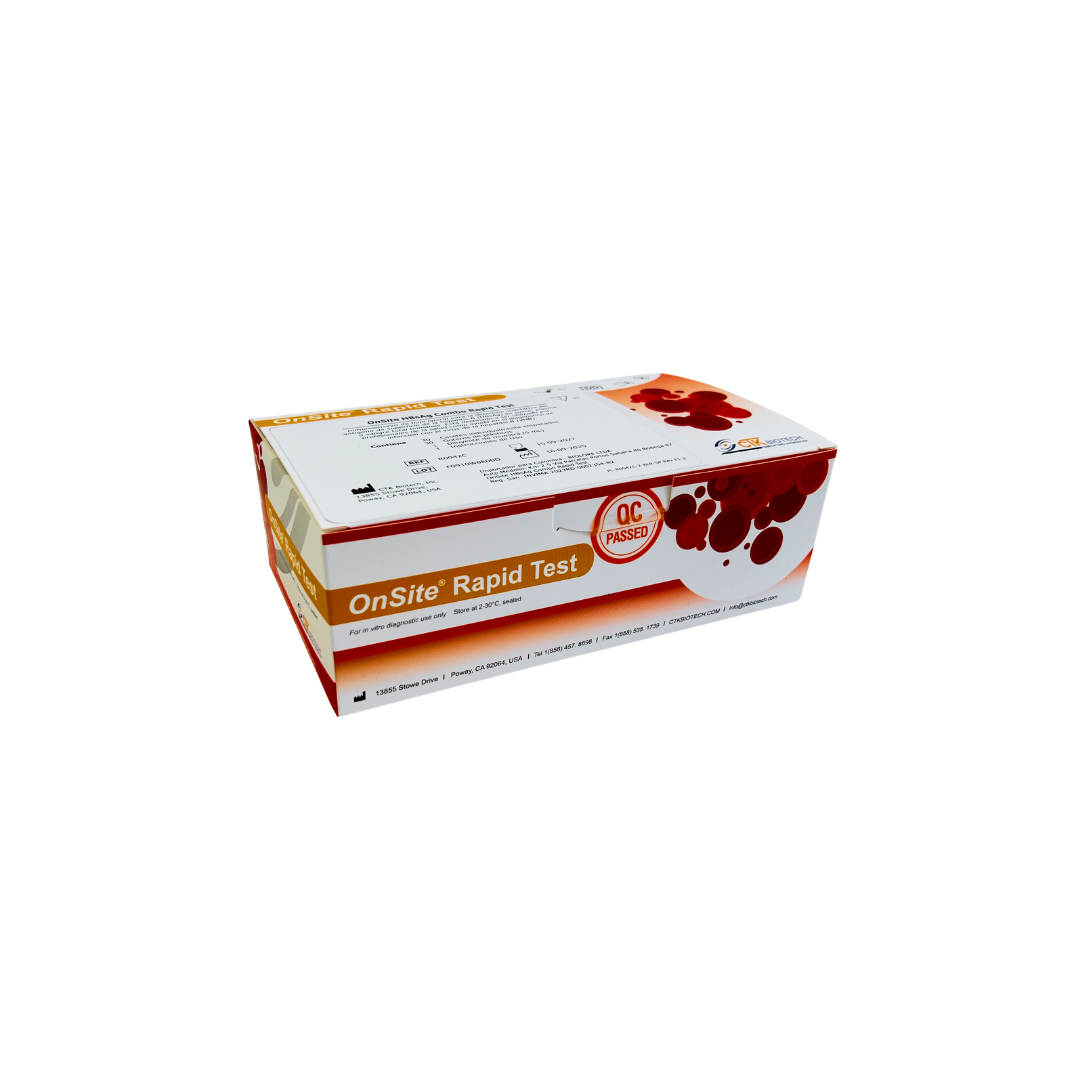 Prueba rápida de hepatitis B caja x 30 test