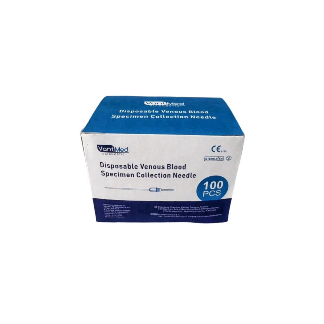 Aguja Vacutainer 21g x 1 1/2 Caja x 100 Und VantMed