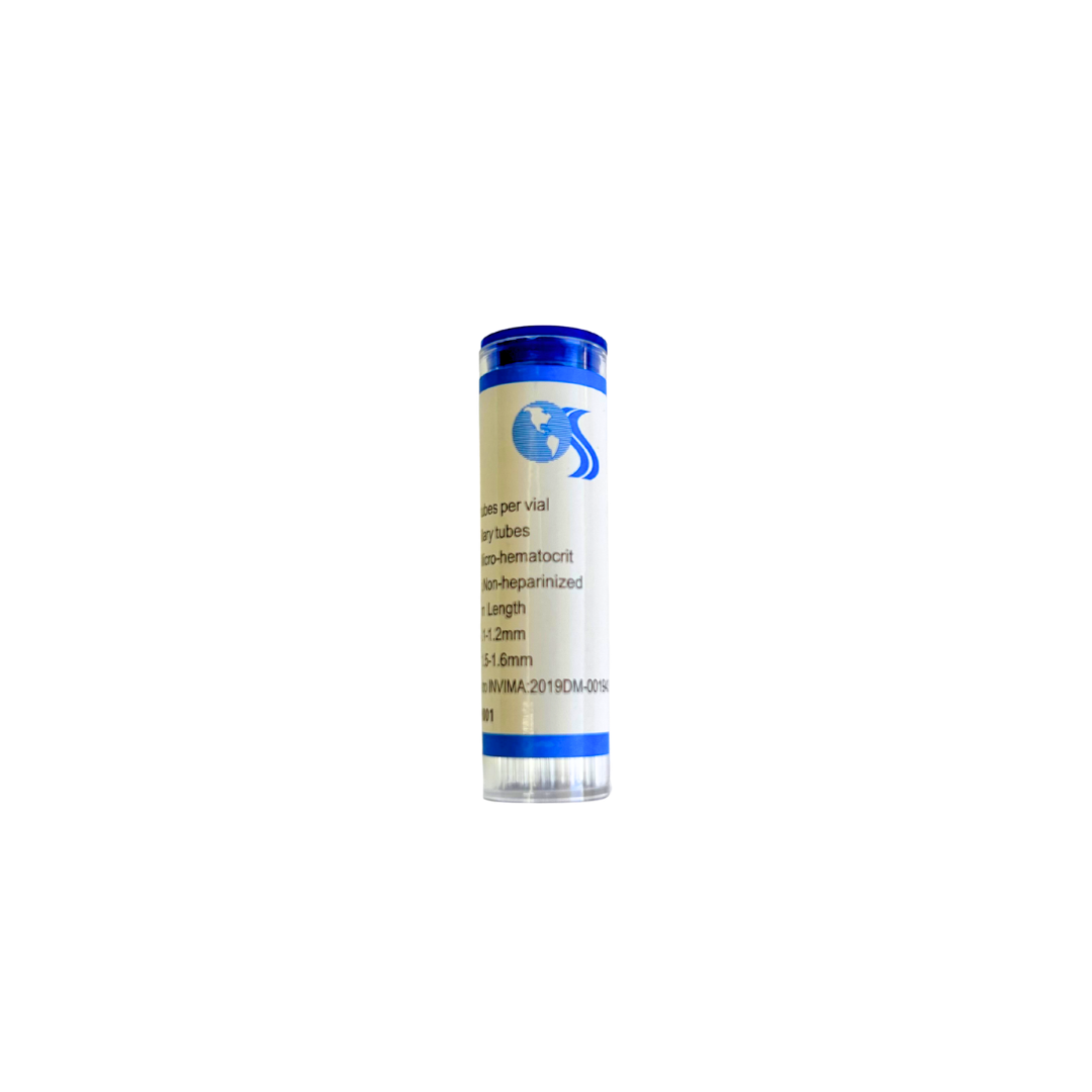Capilares microhematocritos azules sin heparina x 100 und