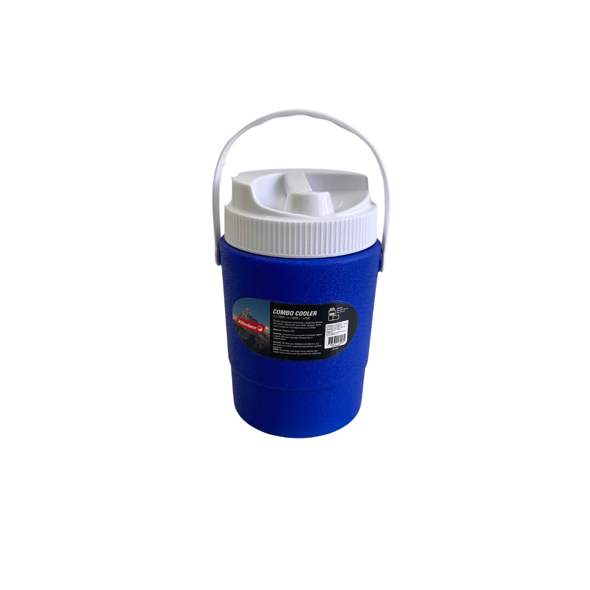 Termo de 1 litro color azul Klimber