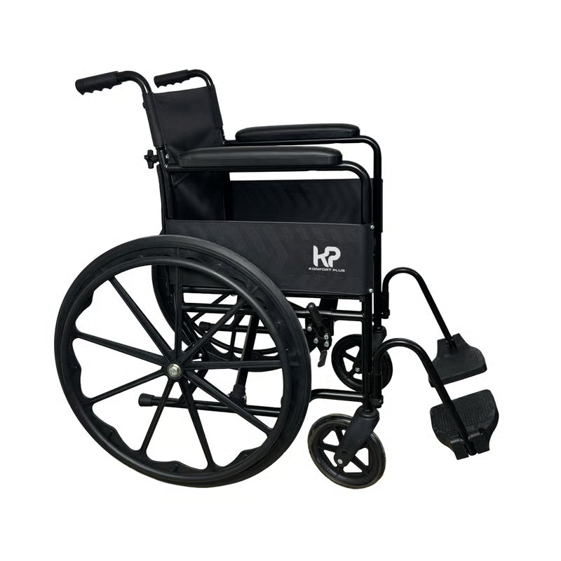 Silla de ruedas estandar plegable 46 cm de ancho Kp