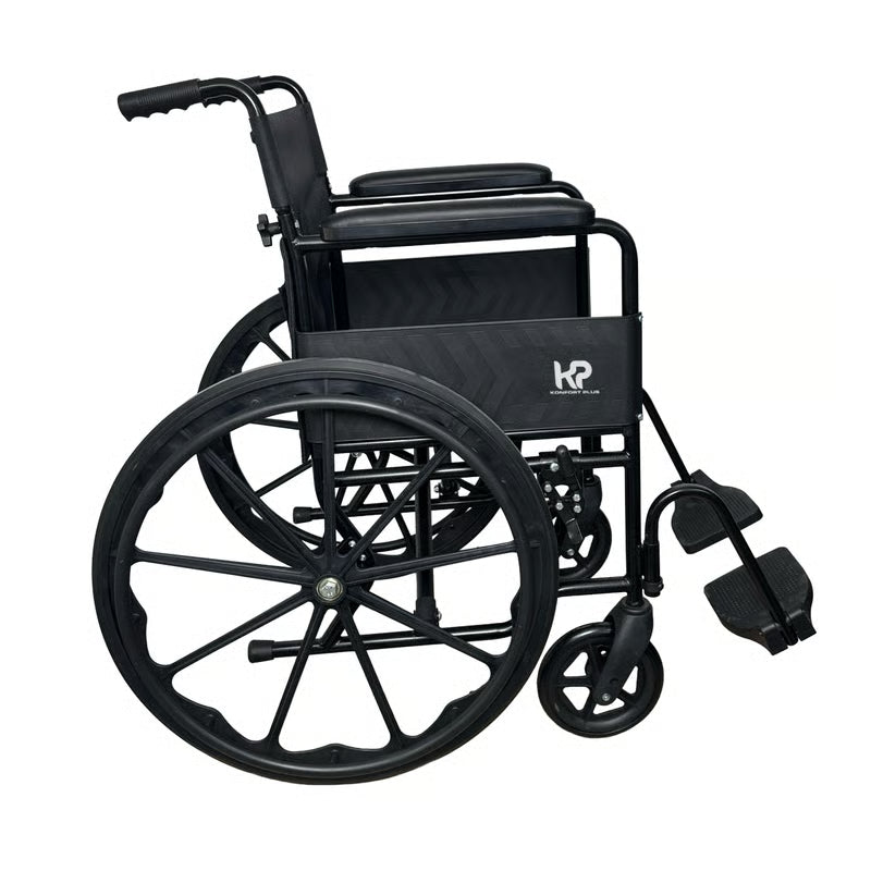 Silla de ruedas estandar plegable 46 cm de ancho Kp