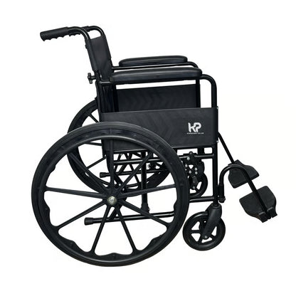 Silla de ruedas estandar plegable 46 cm de ancho Kp