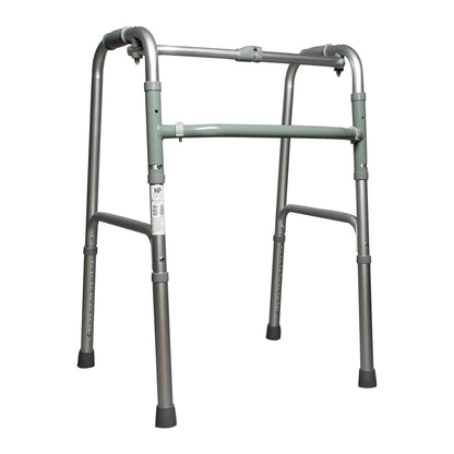 Caminador plegable en aluminio sin ruedas KP para adultos mayores