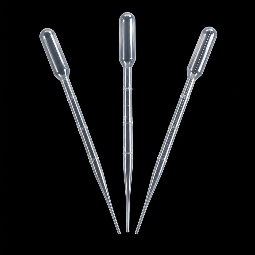 Pipeta pasteur de 3 ml bolsa x 500 und VantMed