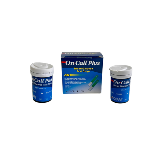 Tirillas para glucometro On Call Pluss x 50 und